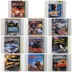 Lot Of 11 Original Xbox Video Games CIB Excellent Condition 007 Car Racing War